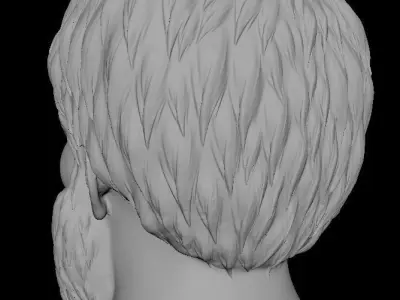 greek philosopher aristotle face sculpt 3D model