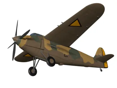 Koolhoven FK55 3D model
