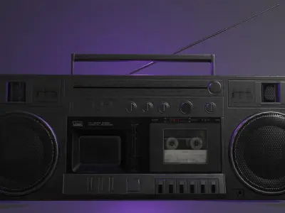 Radio 3D model