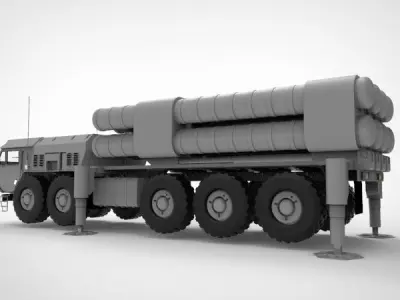 THAAD Terminal High Altitude Area Defense 3D model