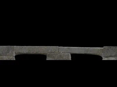 Korean Traditional Floor Stone 3D model