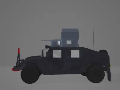 Hmmwv isof iraq M1151 A 3D model
