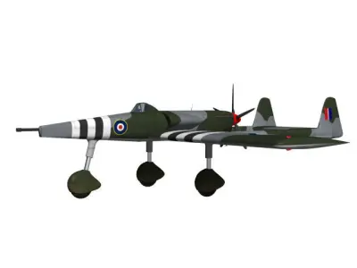 Martin-Baker Tank buster 3D model