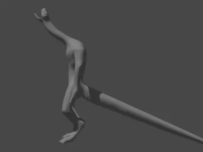 snake man Free 3D model