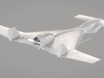 IAI Harop UAV Low-poly 3D model
