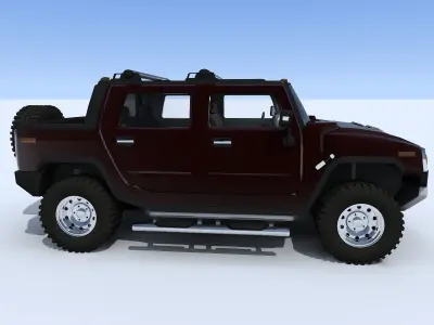 Hummer H2 Free 3D model