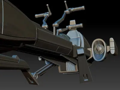 BARC Speeder for 6 inch scale model kit STL 3D print model