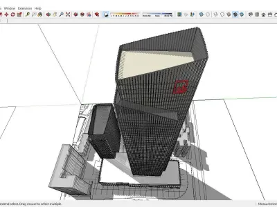 Sketchup Office building J7 3D model