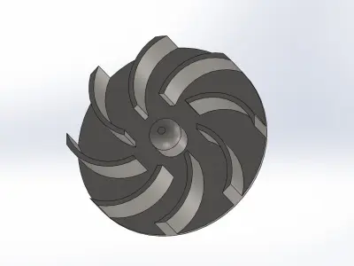 Centrifugal pump Solidworks 3D model
