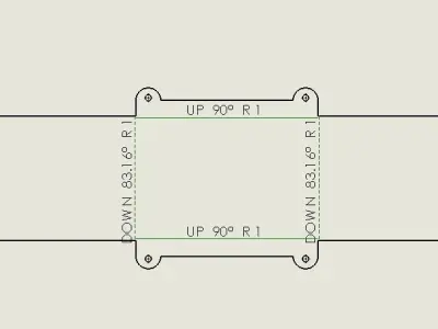 Trash can sheet metal 3D model