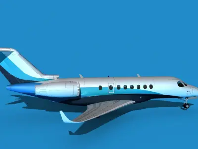 Cessna Citation C700 Longitude V15 3D model