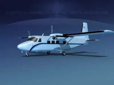 Harbin Y-12 II V09 3D model