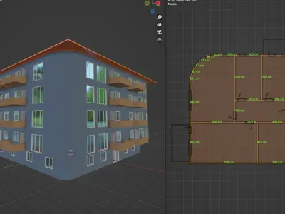 Blender 3d ProjectUp GN Free 3D model