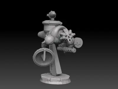 Nautiloid Horror Light Carapace 3D print model