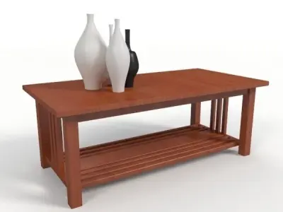 Coffee Table Free 3D model 13