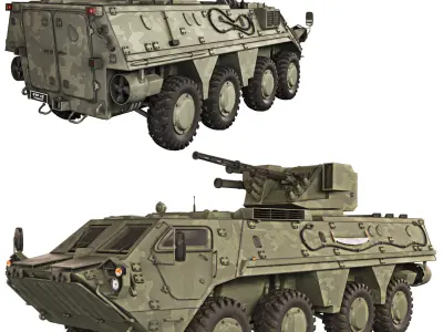 BTR 4E Bucephalus 2011 3D model