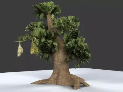 Baya Weaver Nest 3D model