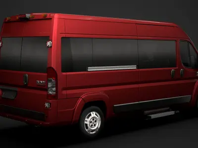 Ram Promaster Window Van 2500 HR 159WB 2020 3D model