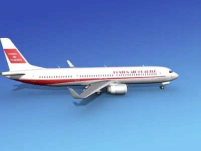 Boeing 737-900ER Boston Air 3D model