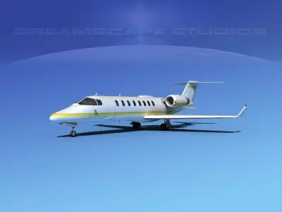 LearJet 45 V12 3D model