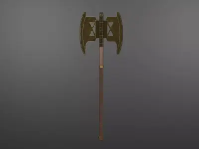 Gimli axe Free low-poly 3D model