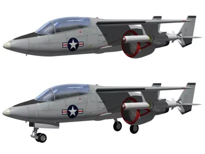 Grumman Nutcracker 3D model