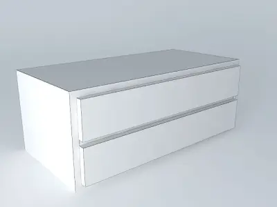 Chest of drawers DOORS HKOM2S 5 12 BRW Milano Oak 3D model