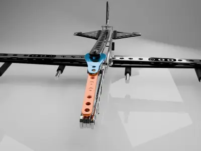 Airplane 3d model in new way    f-16 3D model