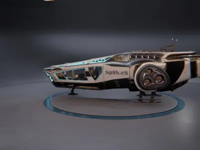 Spaceship SpShc9 3D model