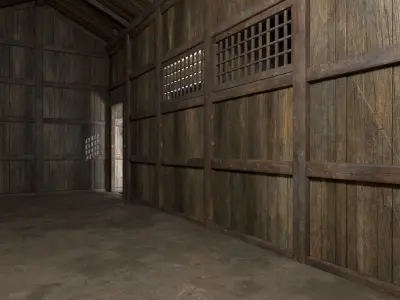 ASIAN JAPAN ORIENTAL INDUSTRIAL CITY BUILDING HOUSE COLLECTION Low-poly 3D model