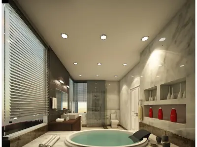 bathroom 5 modern 3D model