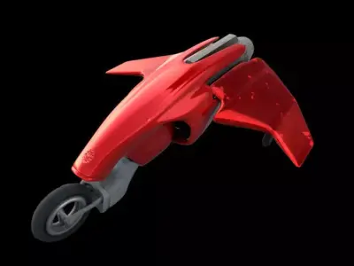 Science Fiction Remote Land Vehicle Craft 3D model