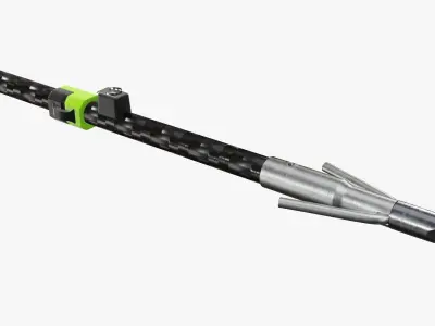 Fishing carbon arrow 3D model