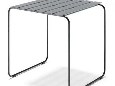 Mater Ocean Chair and Table 3D model