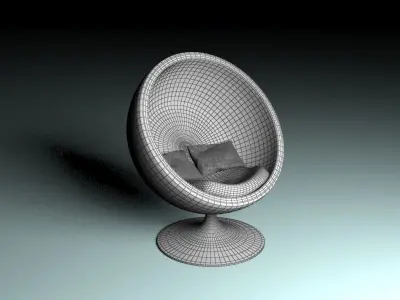 Eero sphere chair Free 3D model