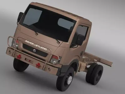 Ashok Leyland Garuda Chassi 2015 3D model