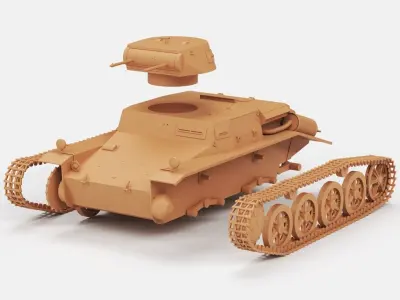 LKA Leichte Kampfwagen Ausland 3D print model