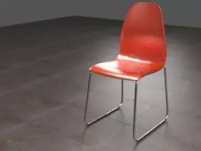 Plastic Chair Free 3D model purchase