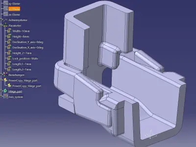 PowerCopy Hinge Part 3D model