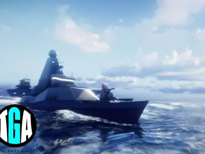 Poly Fleet Low-poly 3D model