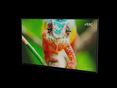 Sony TV Free low-poly 3D model