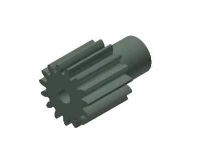 3DPrintable - Spur Gears pressure angle 20 degr - M1 3D model