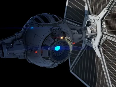 Tie Fighter 3D model