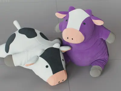 Plush Cow 3D model