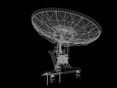 Antena satellite dish 3D model