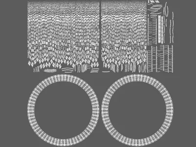 Tire - High-detail tire patern 3D model