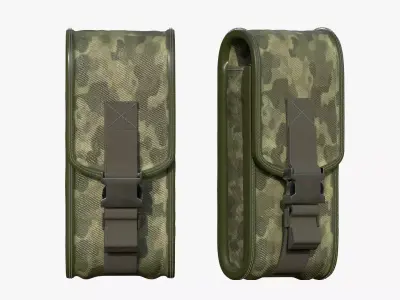 military gear Low-poly 3D model