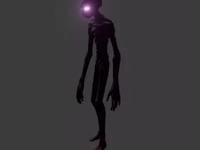 Realistic Enderman 3D model