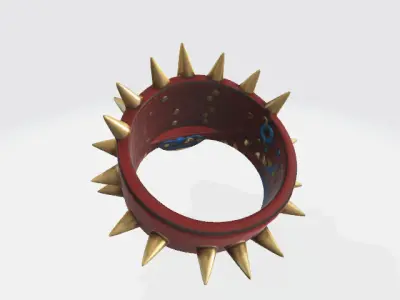 Dog Bracelet Low-poly 3D model