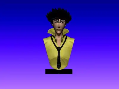 Cowboy Bebop - Spike Spiegel Bust 3D print model